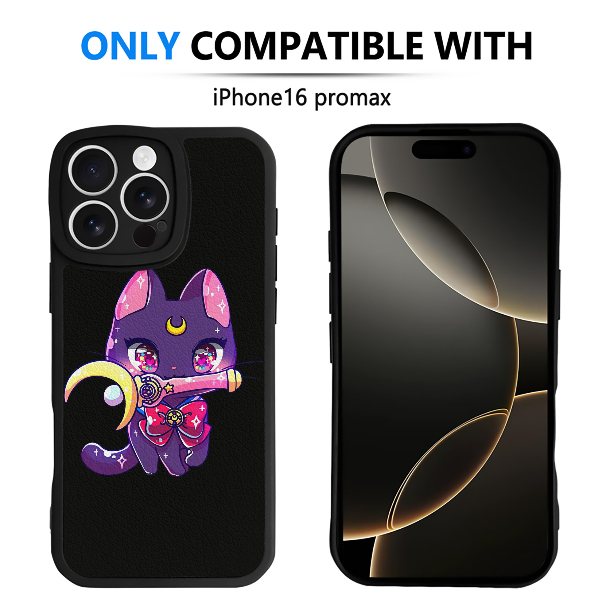 （画像用） 美少女戦士セーラームーン Sailor Moon 【iPhone 16シリーズ対応】シリコンスマホケース（レザー調） 材質：シリコン